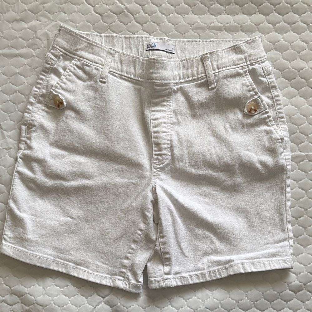 Croft & Barrow Classic White Denim Women's Shorts - Comfortable Summer Staple